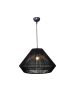Κρεμαστό φωτιστικό με καπέλο απο ίνα 1xE27 D:45cm 4057-B